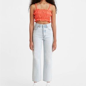 Levi’s ribcage ankle straight jean